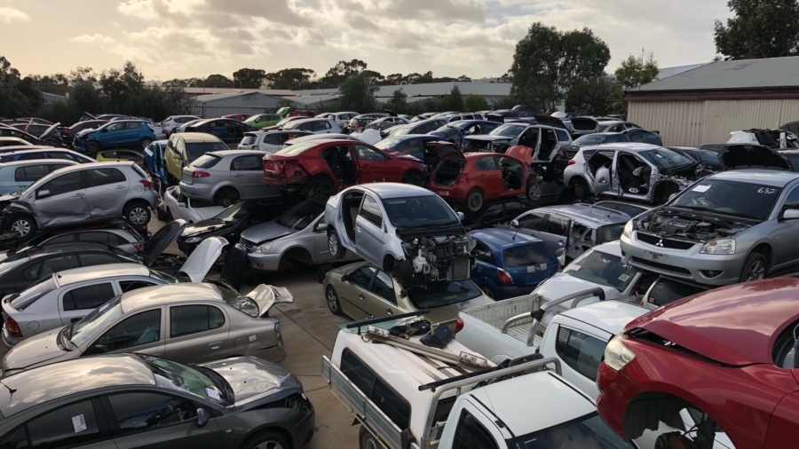 Scrapping Vehicle Yard