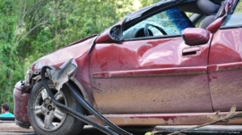 Accidental Damaged car